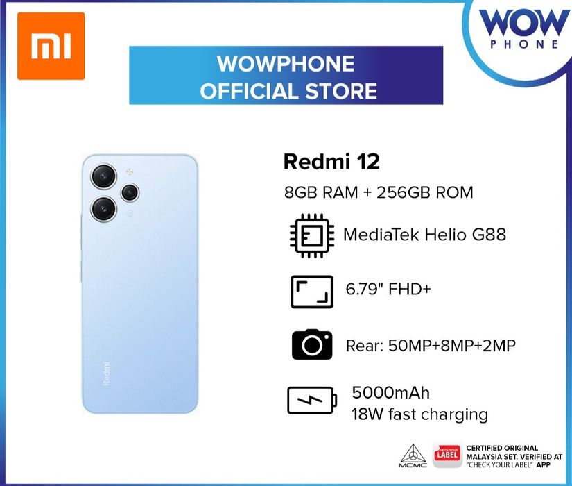 Red mi 12       8/256