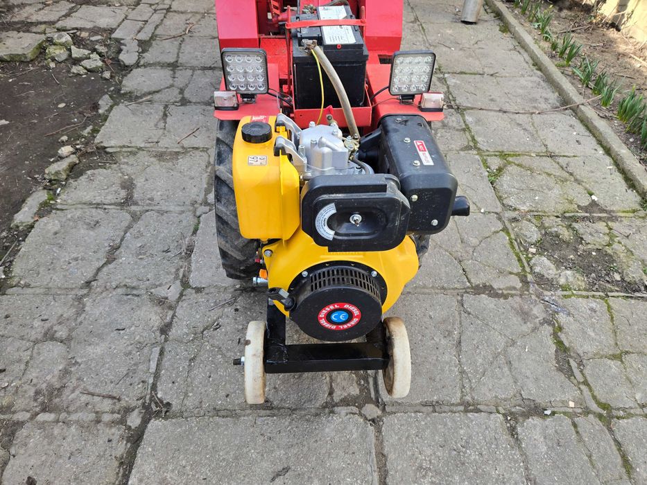 Мотоблок с адаптер