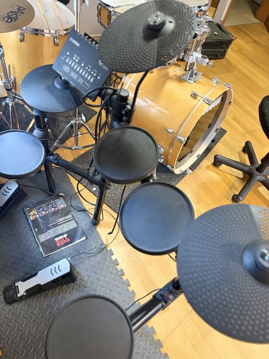 Професионални електронни барабани Yamaha DTX – като нови