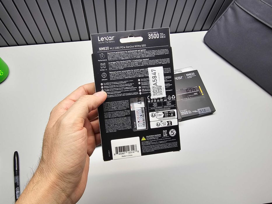 ПРОДАМ 256GB Lexar NM620 M.2 2280 NVMe SSD.  Абсолютно НОВОЕ