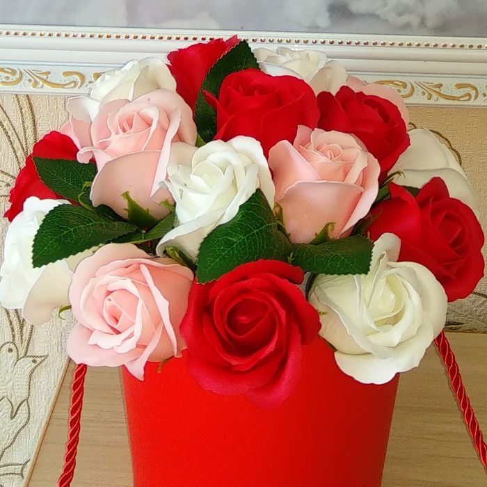 Мыльные розы букеты