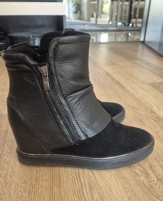 Ghete wedge Guess de piele 39