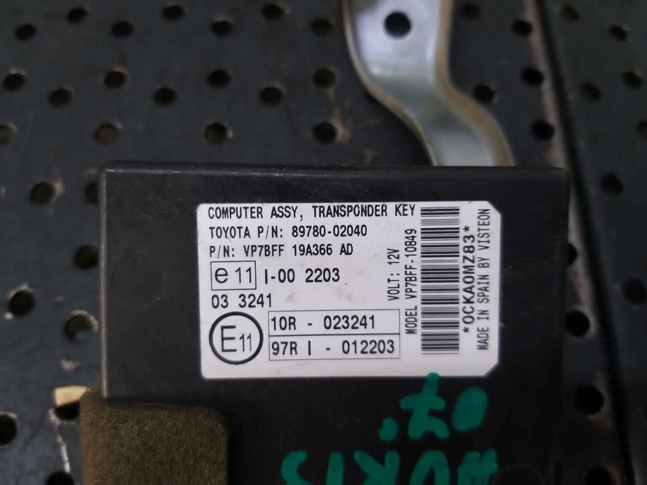 Modul imobilizator toyota auris e15 8978002040 vp7bff14b128a