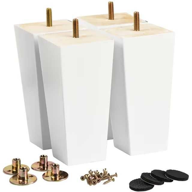 pachet de 7 seturi Picioare trapezoidale pentru masă metalice si mobila din lemn