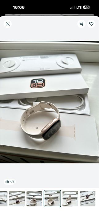 Apple Watch 10 Gold 42mm 100%
