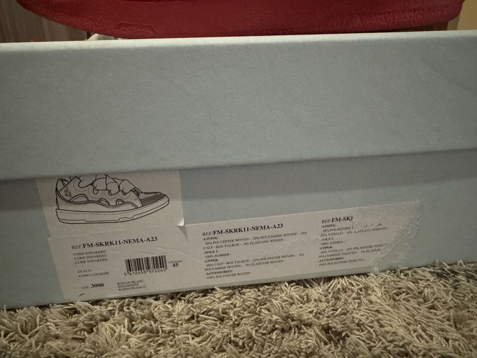 Lanvin Curb Sneakers