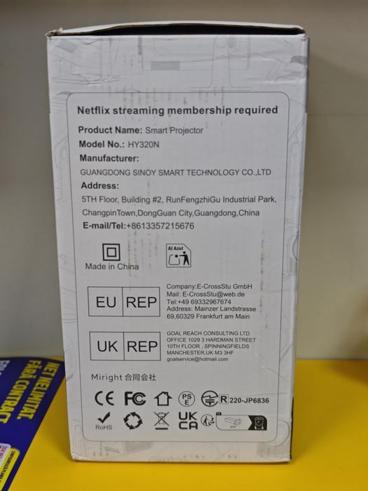 Videoproiector portabil