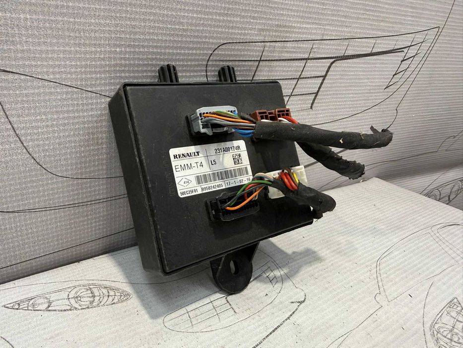 Modul confort BCM / Unitate caroserie (EMM-T4 L5) Renault Clio IV 231A00174R 2016 / [2012-2019] / (5B3)