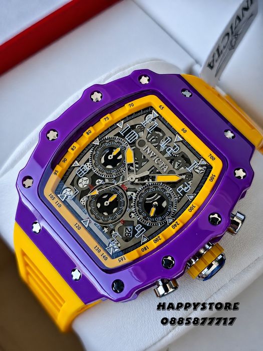 INVICTA Racing Nitro purple 44 mm, Инвикта нов мъжки часовник
