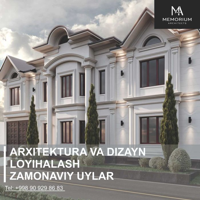 Arxitektura va dizayn(Interior va exterior), Landshaft, Eskiz loyiha,