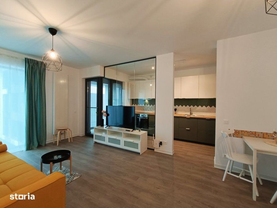 De inchiriat - Studio dulbu Pipera Cloud 9, Loc de parcare, Gata de mu