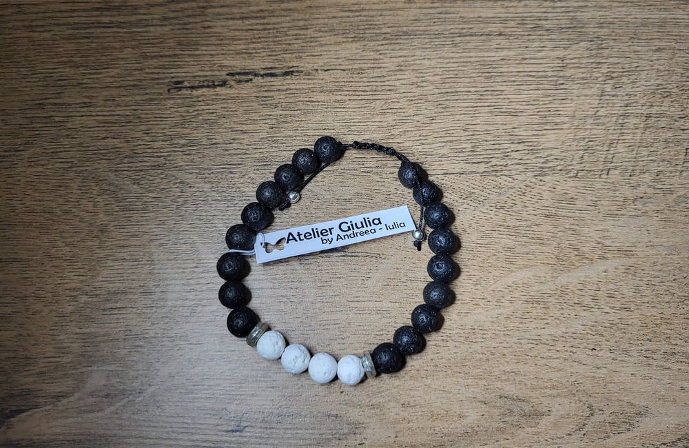 Brățări bărbătești cu pietre semiprețioase