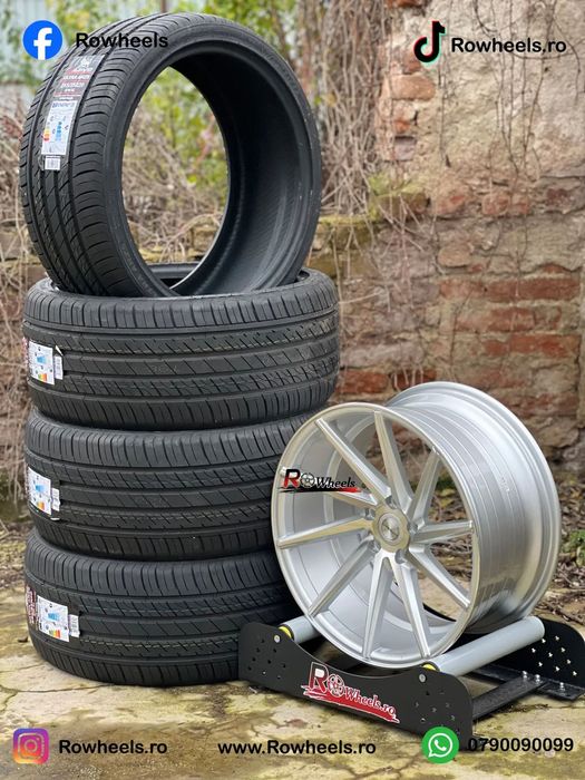 Jante BMW19 R19 BMW F01 F02 F10 F12 F13 E60 E90 F30 F31 E90 E91 Seria 5 seria7 Roti Model Vossen CVT Concave Roti cu anvelope vara sau iarna