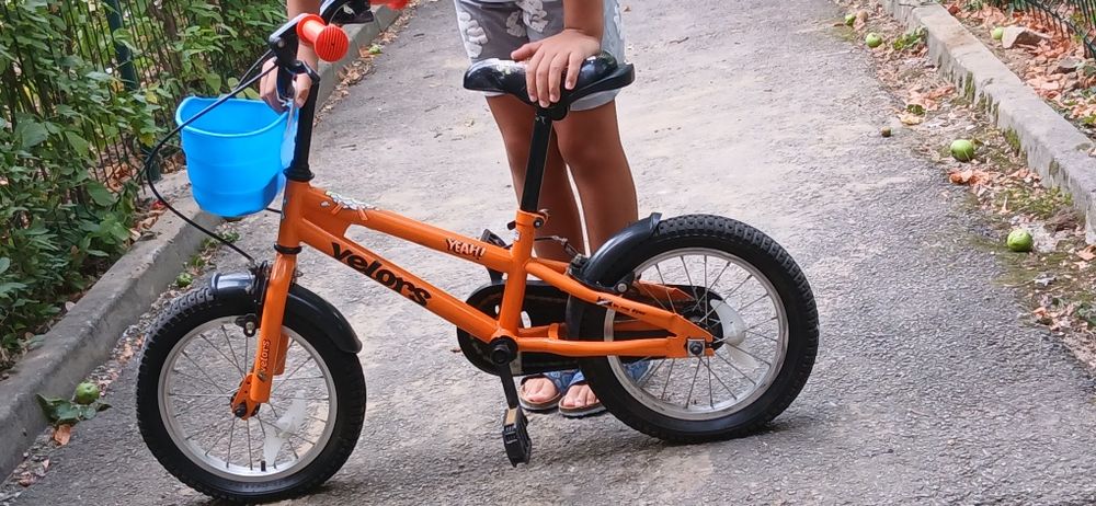 Bicicleta copii , culoare portocalie, unisex