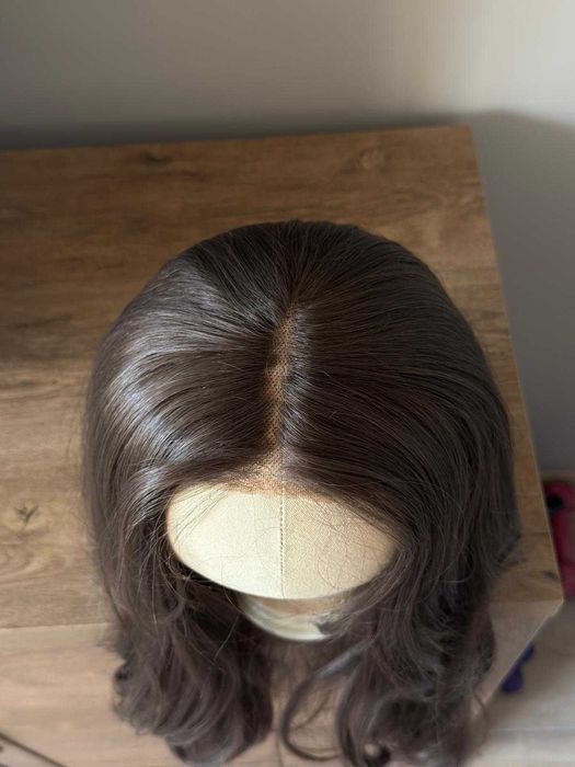 Кафява перука на вълни - Lace Front