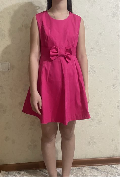 Платье мини розовое