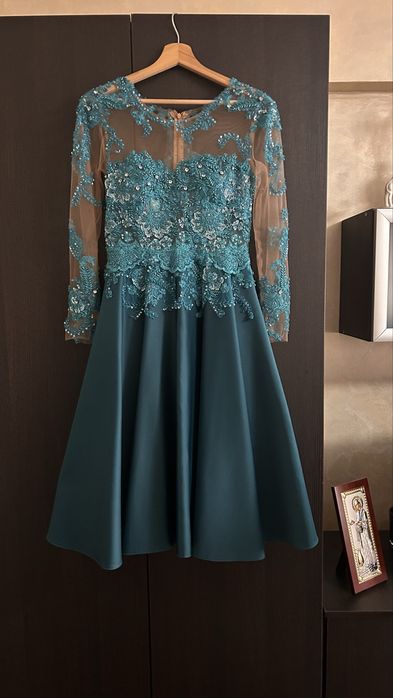 Rochie superba turcoaz