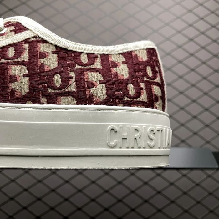 CD Walk N Dior Oblique Red Canvas