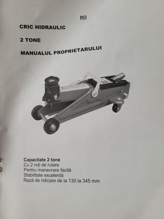 Cric hidraulic NOU profesional
