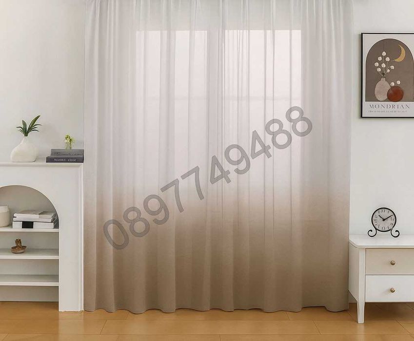 Омбре пердета с елегантно преливане