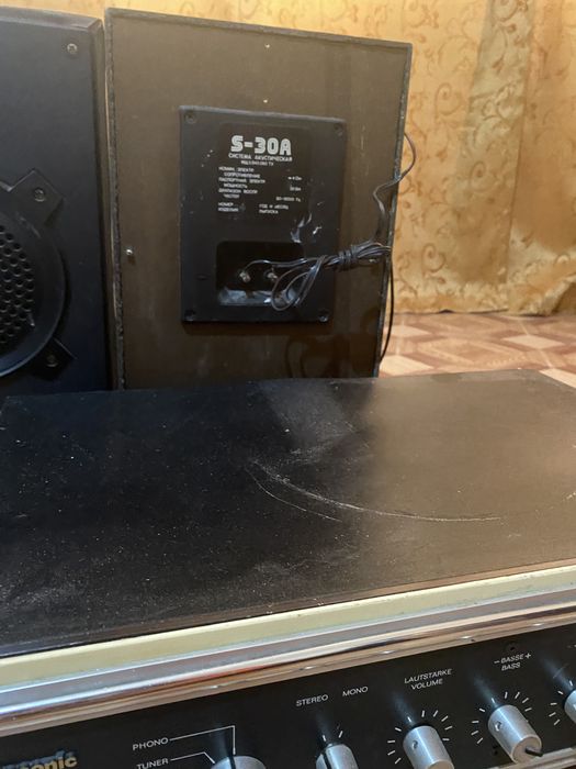 Продам колонки и усилитель панасоник