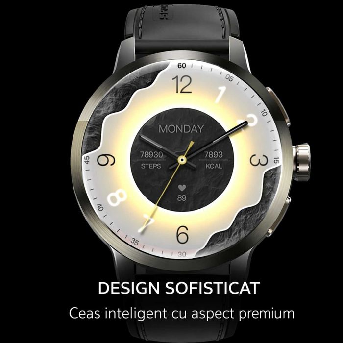 Smartwatch, Ecran Super AMOLED 1.75", Rezolutie 466x466, Baterie 1520mAh, Camera Rotativa, Quad-Core, 2GB RAM+16GB, Bluetooth, GPS, Wi-Fi, 4G Nano SIM
