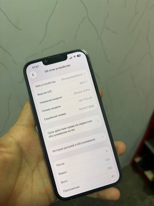 Iphone 13pro 128 77yomks kok rang karopka bor  aybi yo vawwi qichu