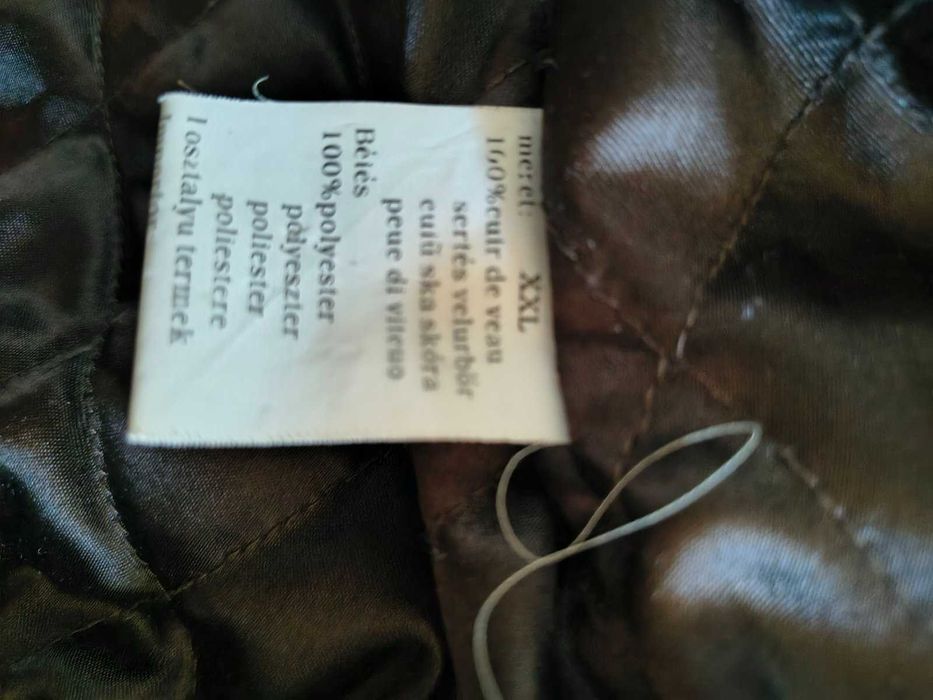 Продавам мъжко велурено яке (телешка кожа)