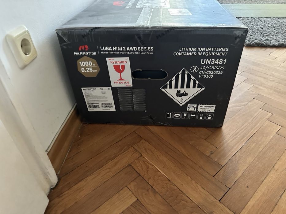 Luba mammotion mini 2 AWD косачка робот с гараж