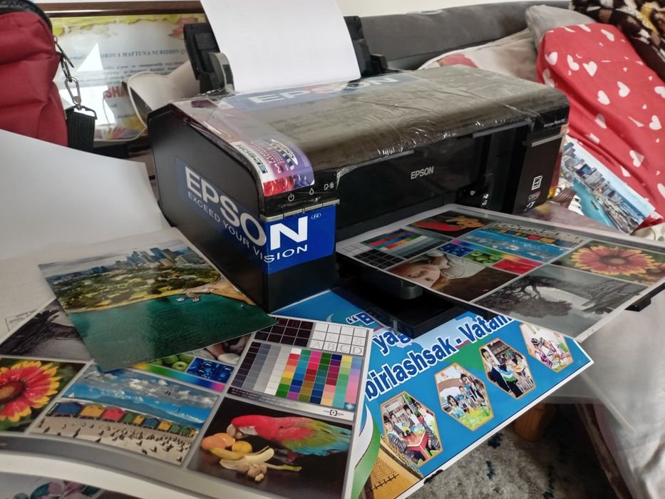 Epson P50 dyuzi 100% rasmlarga qarang chiqarishi idialni. Prabegi 1450