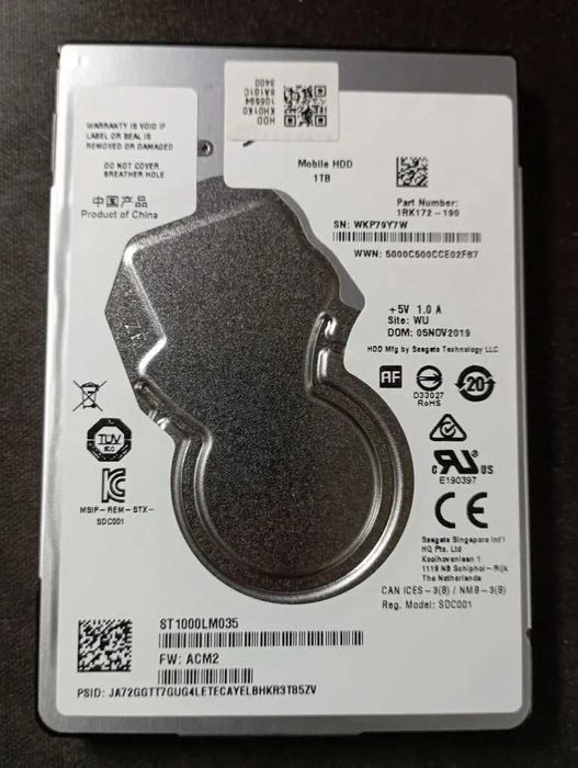 Жесткий диск HDD 1000 Gb Seagate