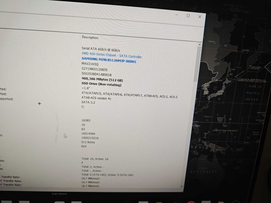 Samsung PM981a M.2 NVMe Sata SSD 512 гб