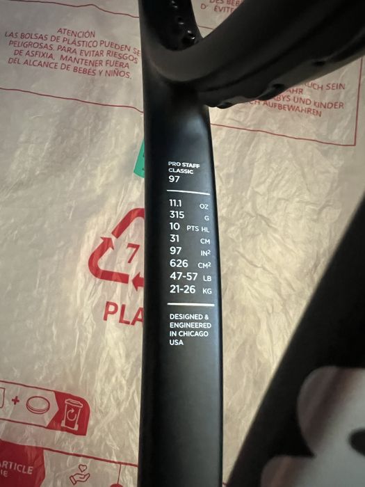 Wilson pro staff classic 97
