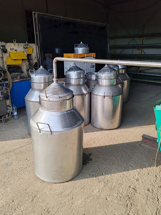 Cazan țuică Inox 170L volum, fund gros 2.5mm, complet(alambic,palincă