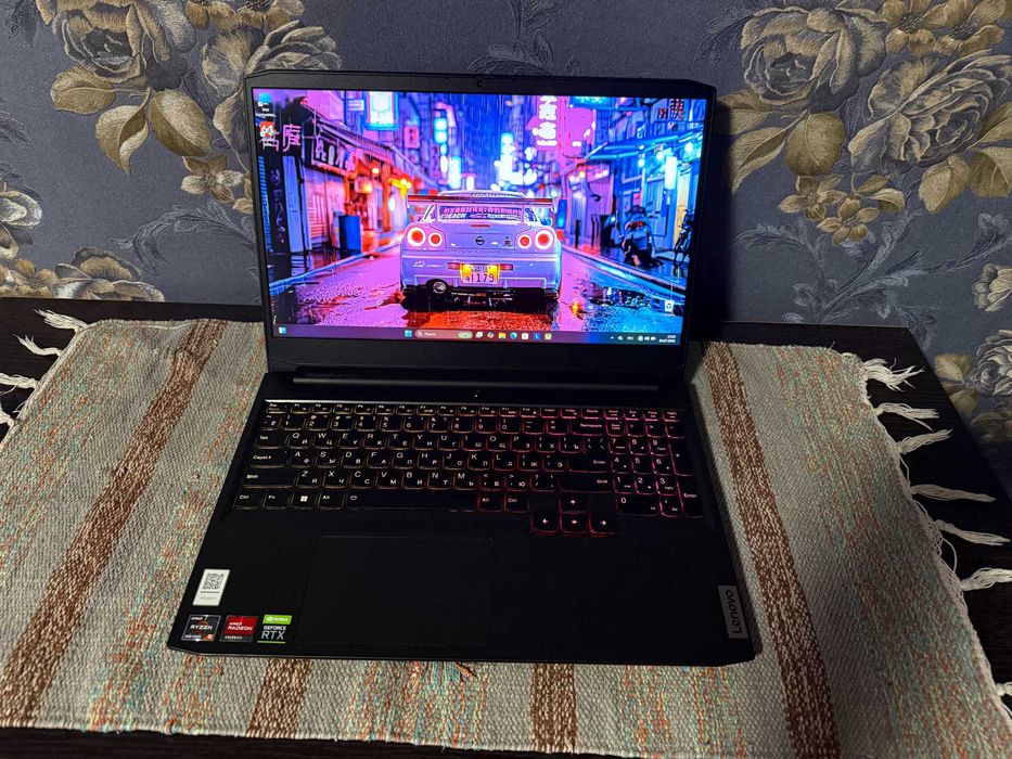 RTX 3060-6gb. Ryzen 5 5600h. Ram 16gb. Ssd 512gb.