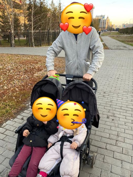 Коляска для погодок , для двойни