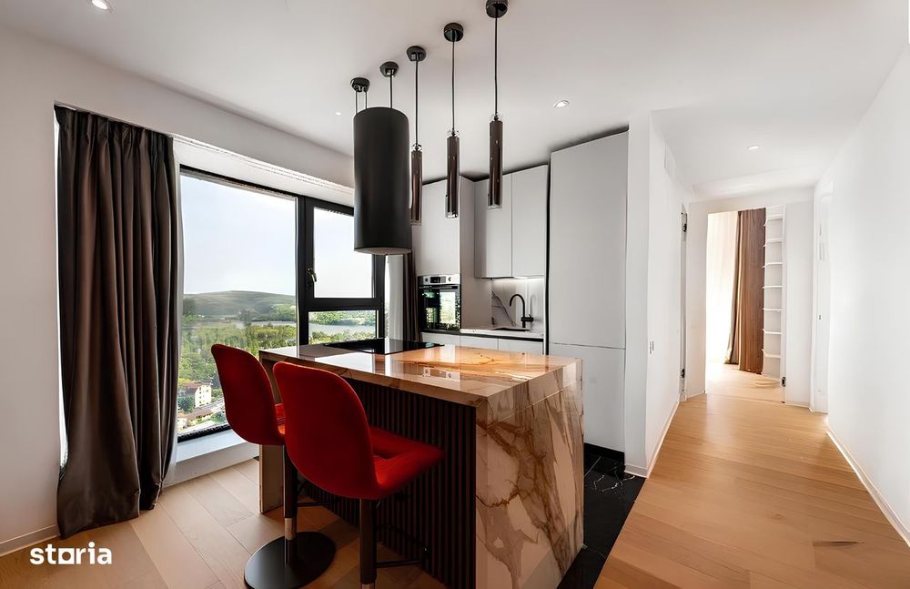 Apartament premium 3 camere | One Verdi Park | Etaj 18 vedere spre lac