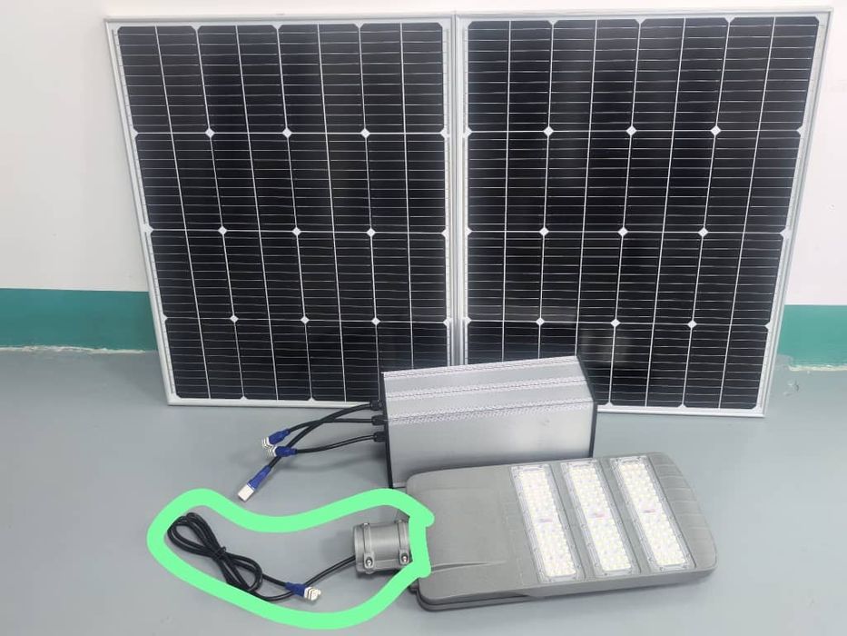 Куёш ёритгичлари. Солнечные светильники.  Солнечный панель и прожектор