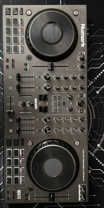 Consola Dj Numark NS4FX + Hardcase UDG