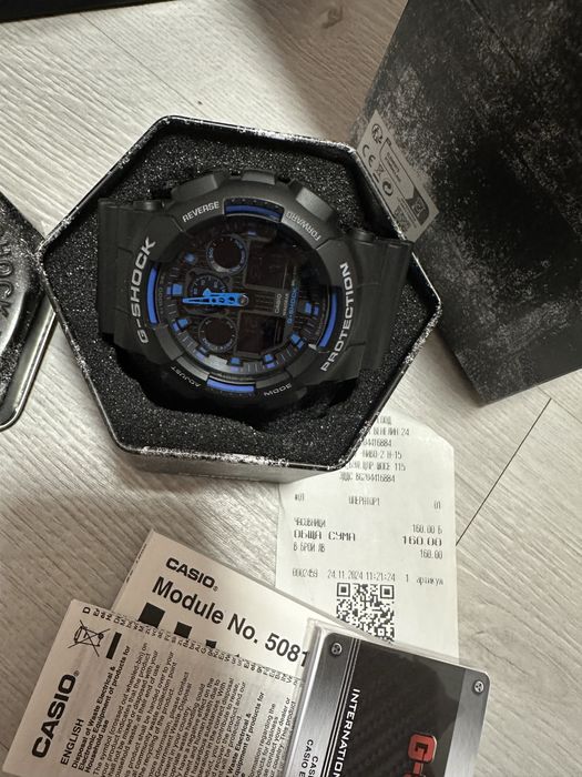 Часовник CASIO G-SHOSK чисто нов