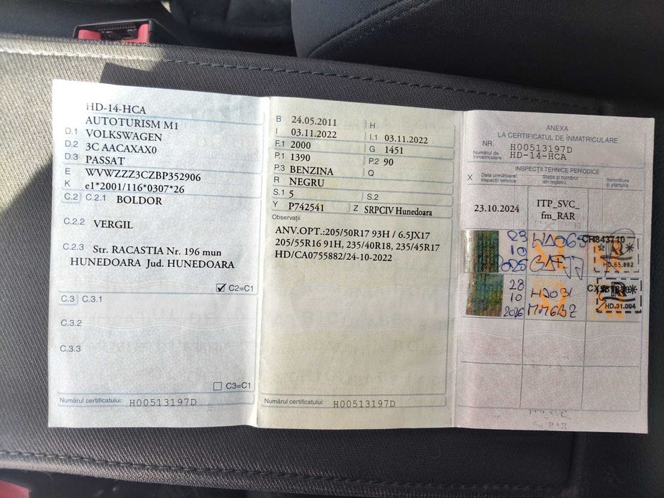 Vand autoturism Volkswagen Passat B7