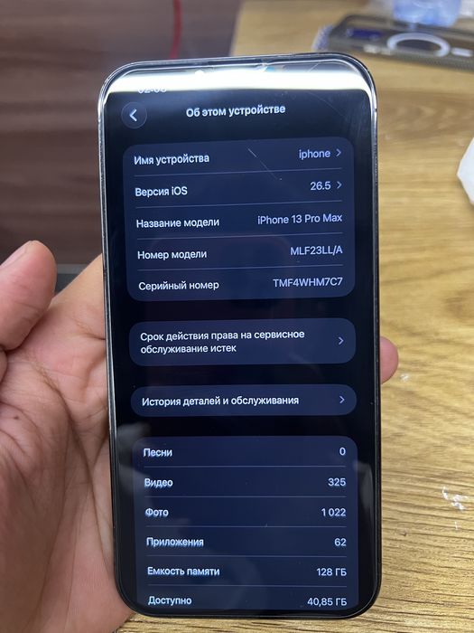Iphone 13 pro max black 128gb