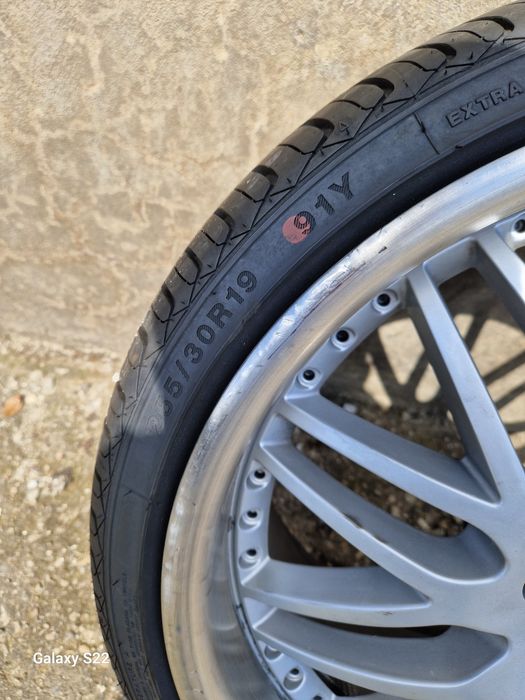 Rezerva-janta aliaj Bmw Dotz anvelopa aprx  Noua  255 30 19