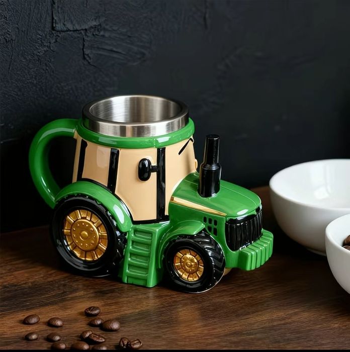 3D Кружка трактор