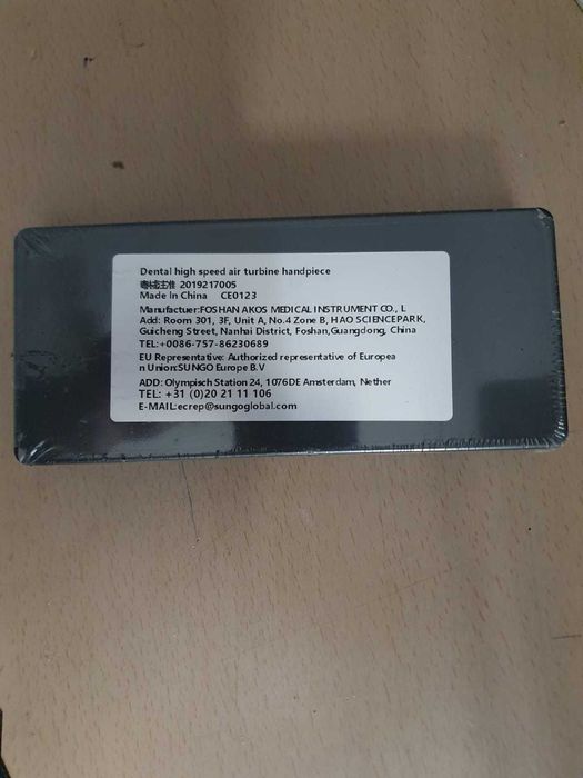 Turbina dentara noua la cutie