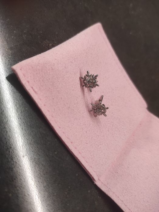 Дамски сребърни обеци