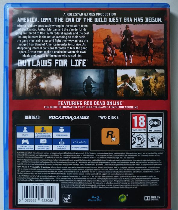 Read dead redemption 2 на пс 4