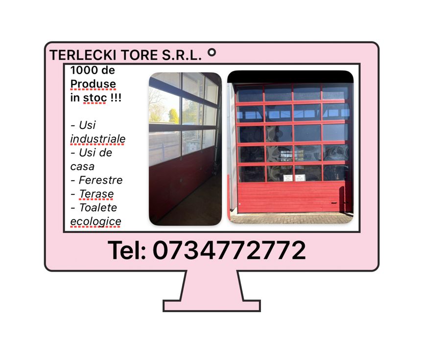 USA SECTIONALA INDUSTRIALA Hormann poarta garaj H 450 x l 400 Buc 3