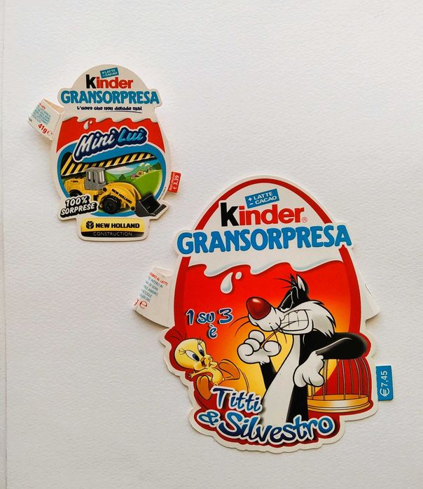 За колекционери на Kinder, Ferrero, Kinder Surprise, Nutella и др.