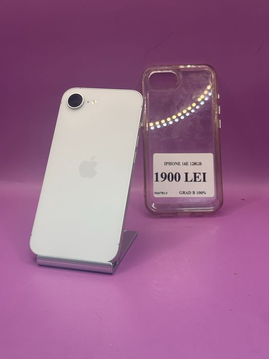 Iphone 16e 128Gb 100% •Amanet Matei Crangasi•56678